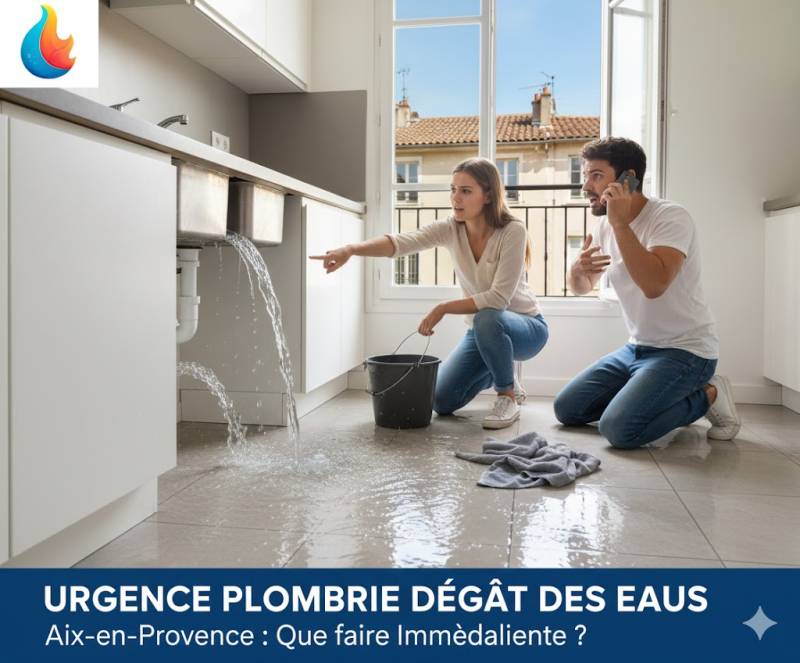 Urgence plomberie dégât des eaux : que faire immédiatement dans un appartement à Aix-en-Provence ?
