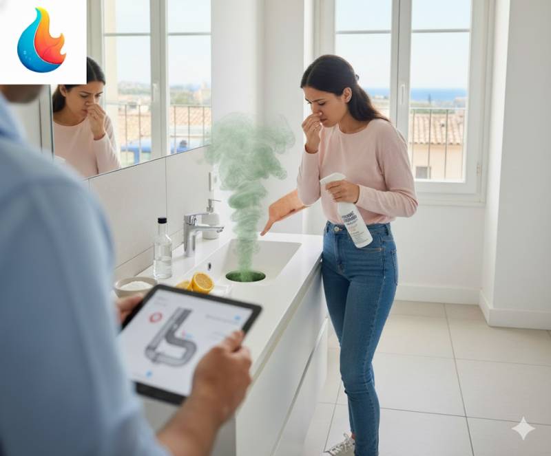 Éliminer les mauvaises odeurs de canalisation dans une salle de bain à Marseille