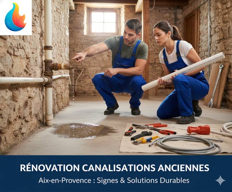 Remplacer une canalisation vétuste dans une maison ancienne à Aix-en-Provence : signes d’alerte et solutions de rénovation adaptées et durables